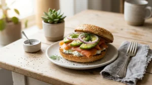recette bagel saumon