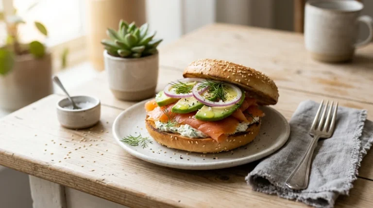 recette bagel saumon