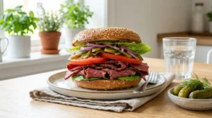 bagel pastrami