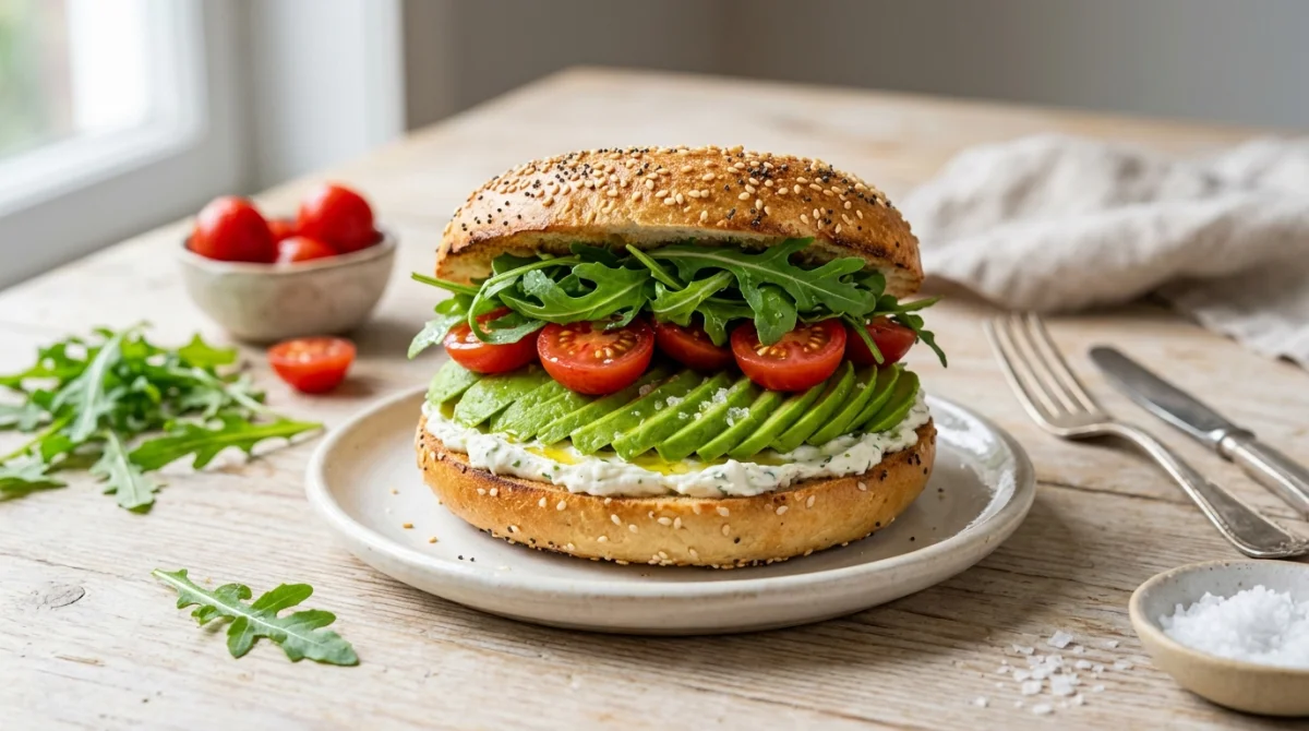 bagel végétarien