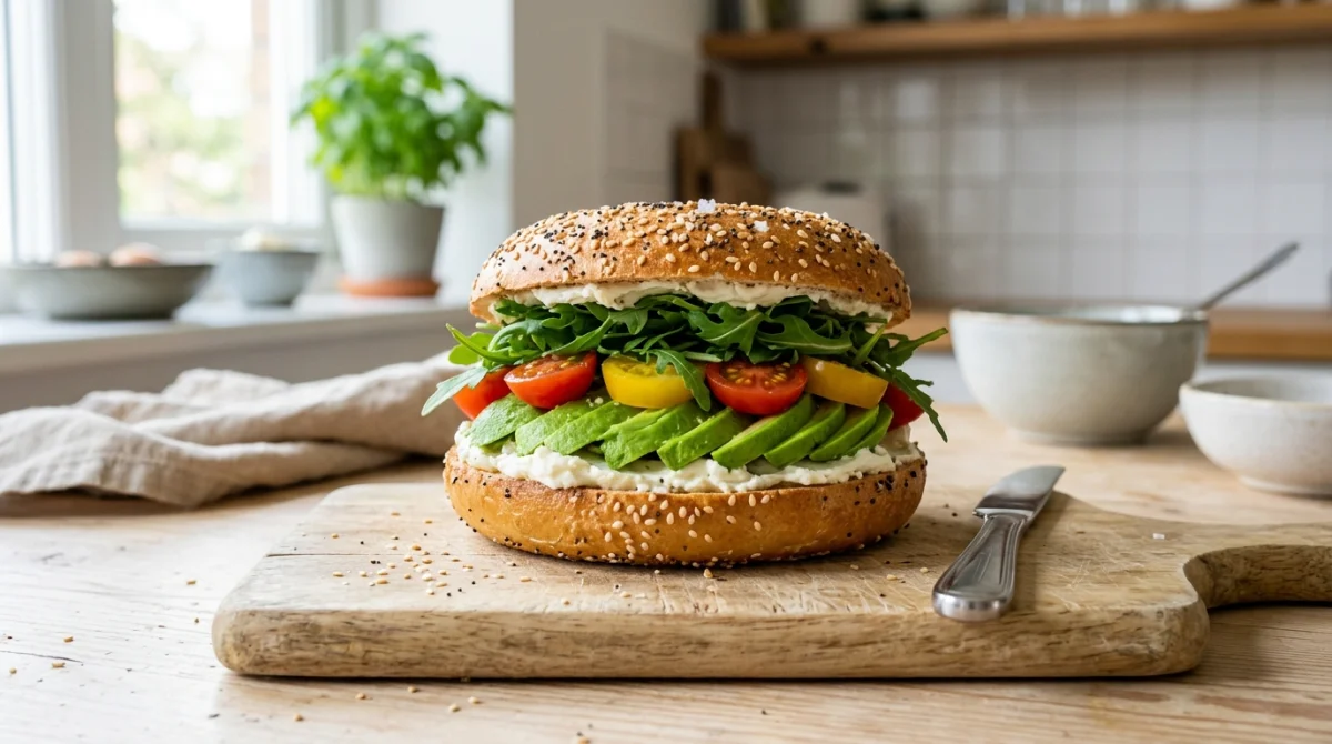 bagel végétarien
