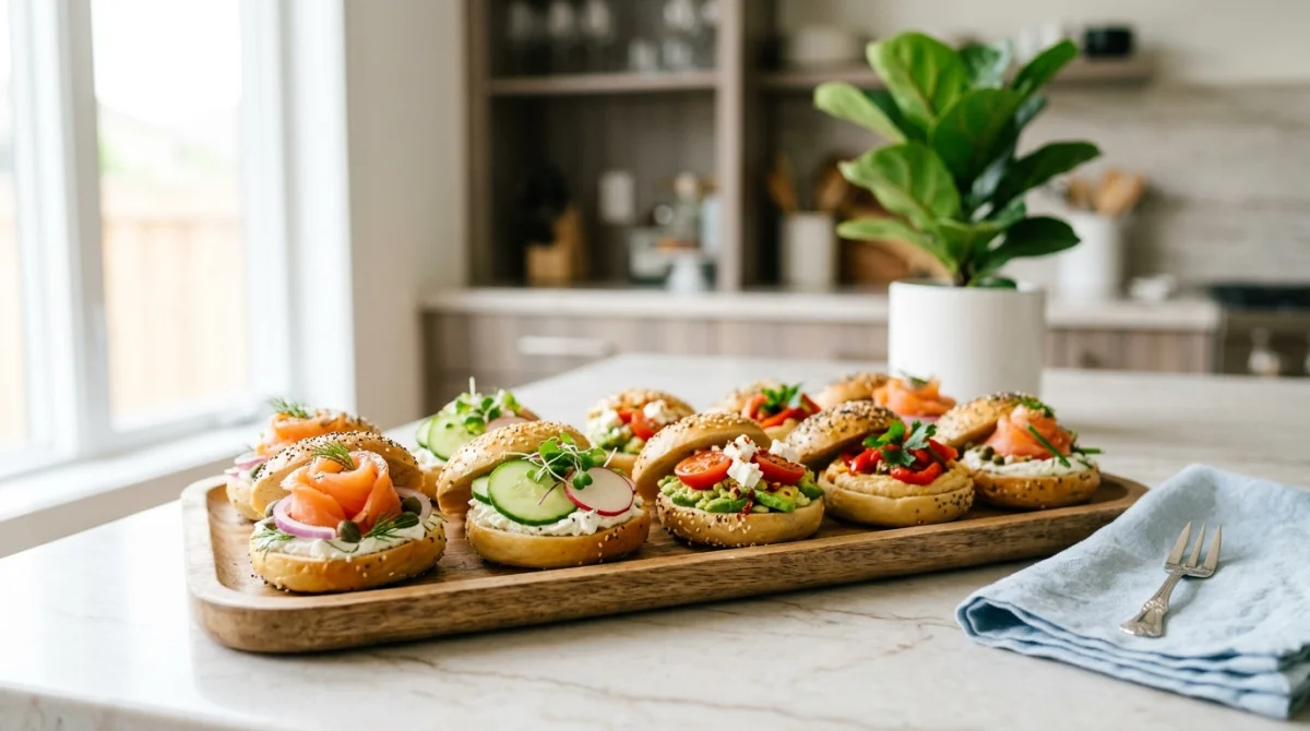 mini bagel à garnir