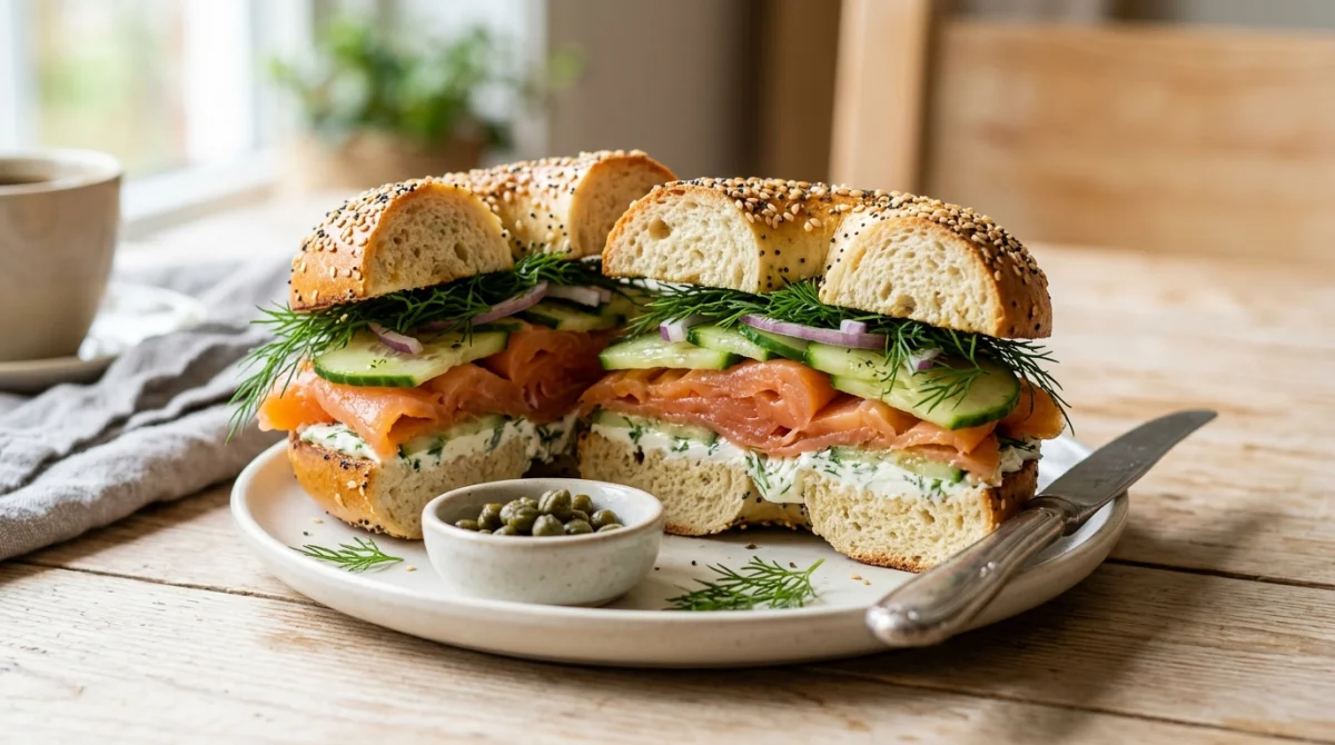 Bagels au saumon et concombre faciles à réussir