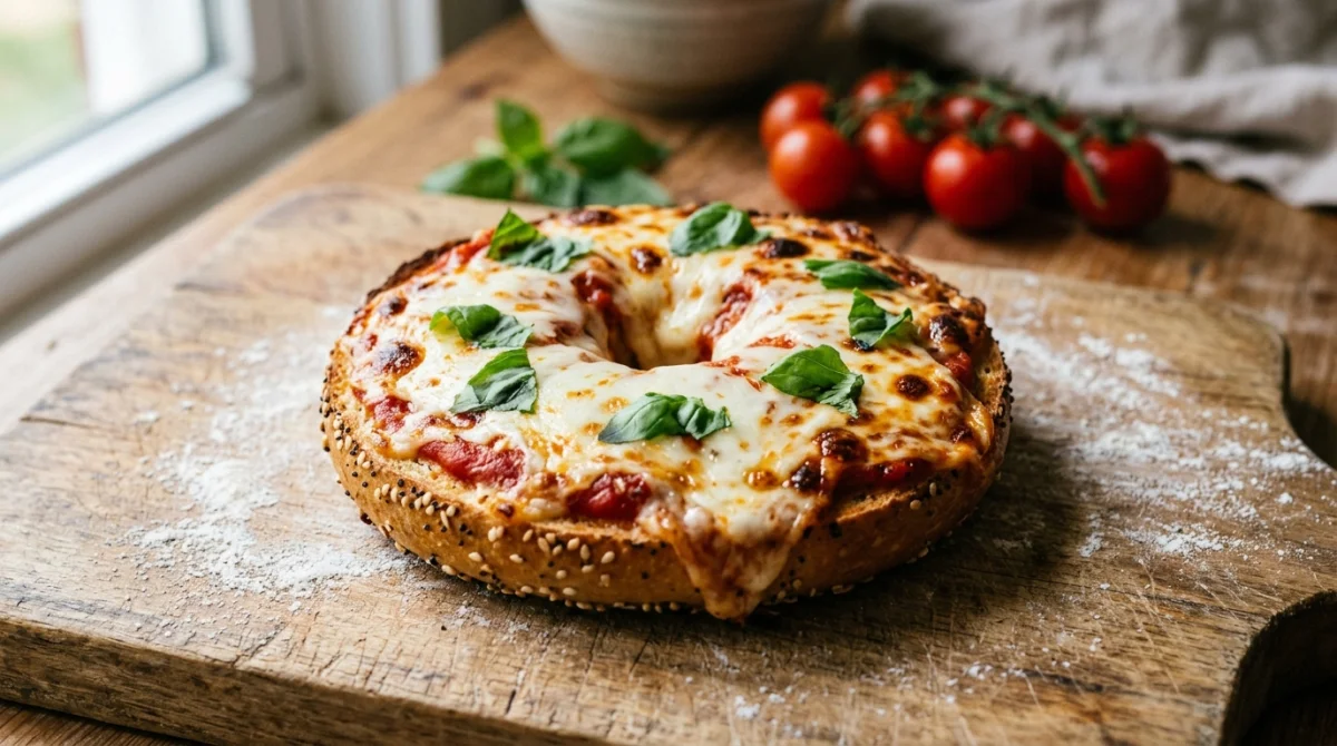 pizza bagel